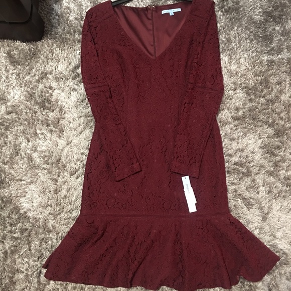 Antonio Melani Lace V Neck Dress - Picture 1 of 4